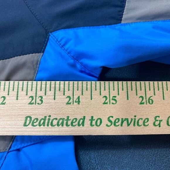 Nike Men's Running Reflective Windbreaker Beach Jacket Colorblock Blue XL - Picture 4 of 6